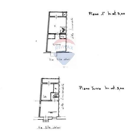 Pianta 2D - Casa indipendente Via Villaglori
 
57, Catania - planimetria 1