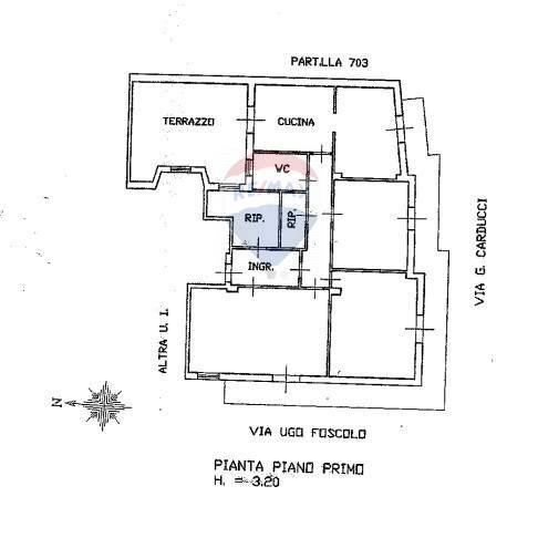 Pianta 2D - Appartamento Via Ugo Foscolo
 
4, Paterno - planimetria 1