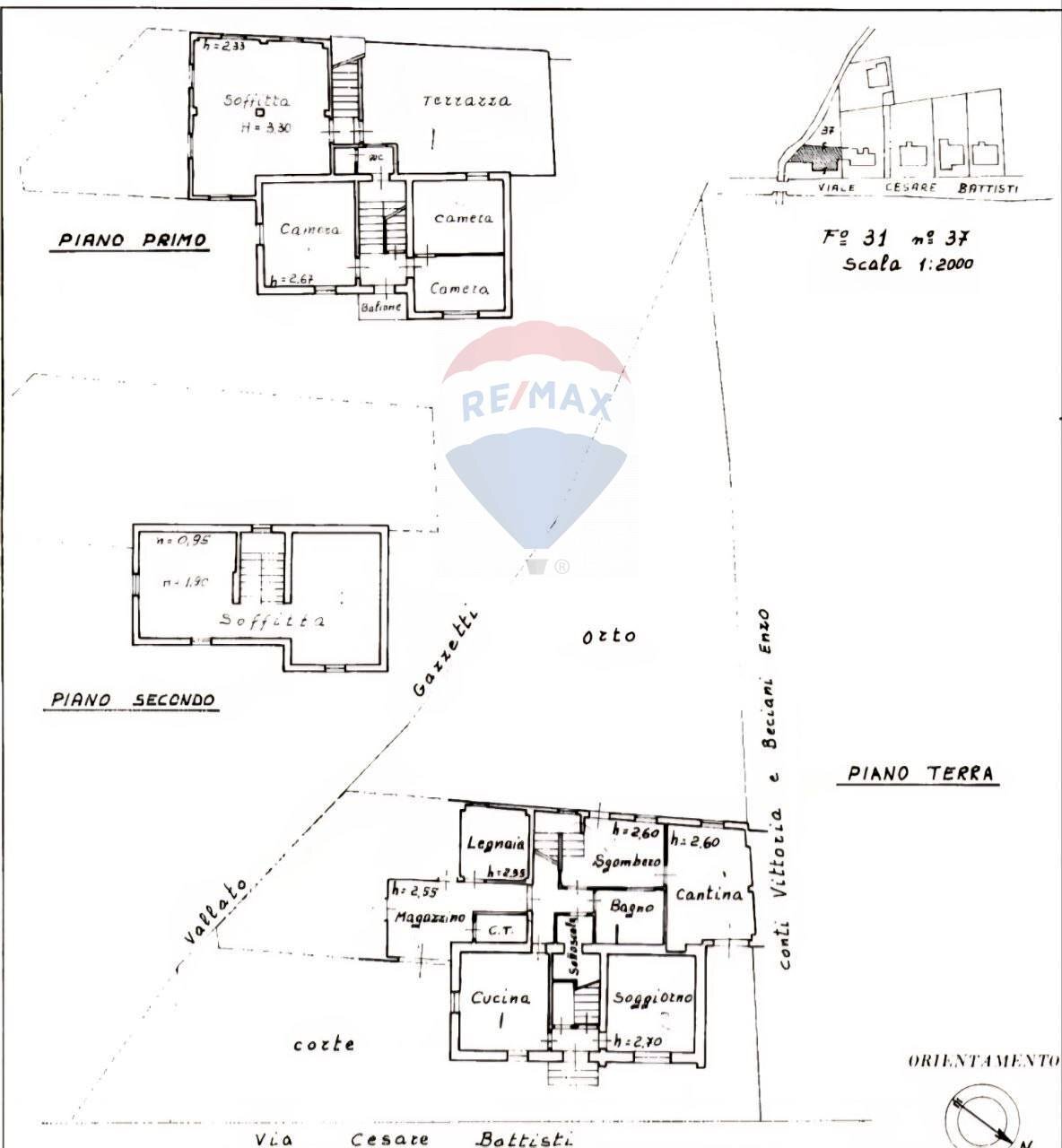 Pianta 2D - Casa indipendente San Lorenzo in Campo - planimetria 1