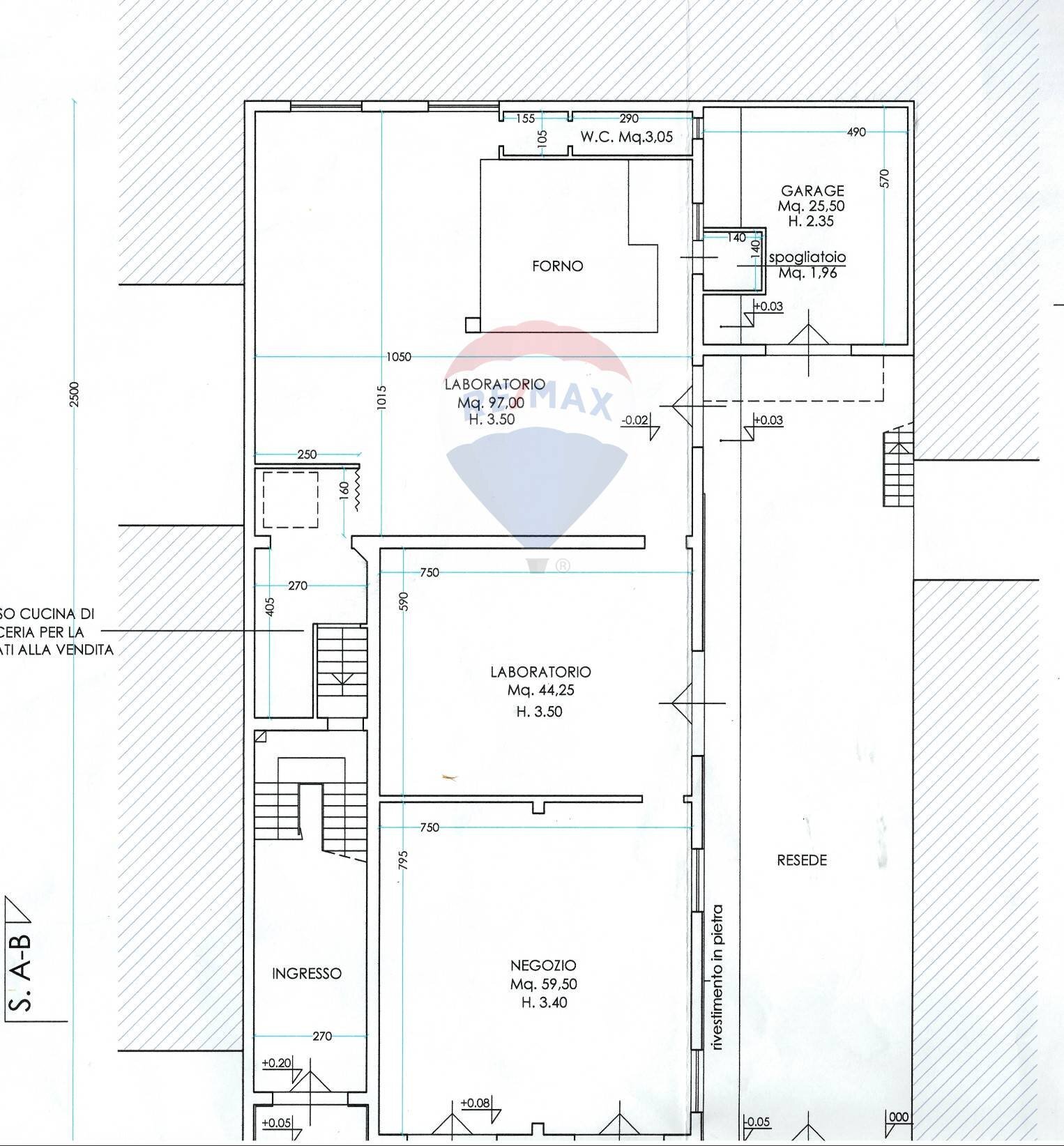 Piano Terra Laboratorio Artigianale - Independent house Via Giosuè Carducci
 
13, Vinci - floor plans 1
