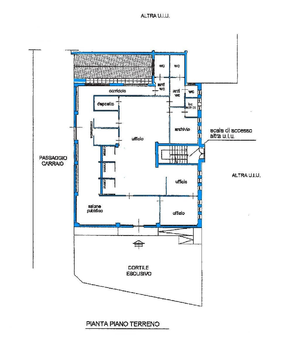 Foto 2 - Locale Commerciale Via Lanzo
 
68, Ciriè - planimetria 1