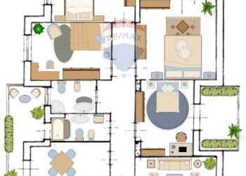 Pianta 2D - Appartamento Via Luciano Calpurnio
 
18, Pozzuoli - foto 7