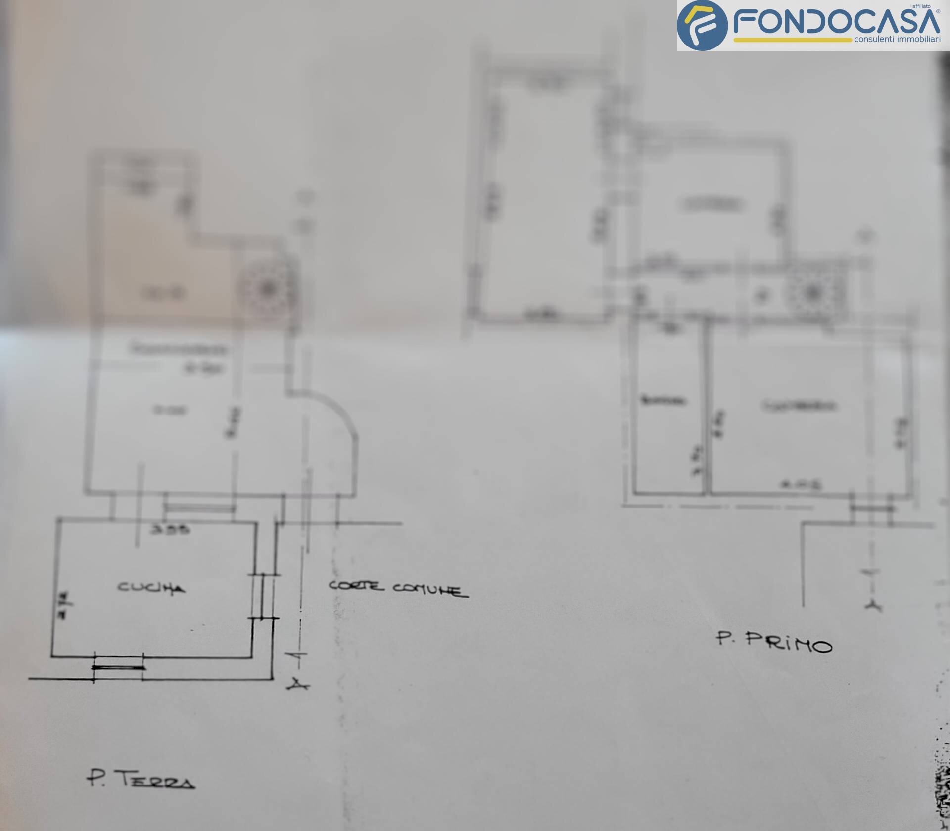 planimetria - Four-room apartment Sandro Pertini, Camaiore - floor plans 1