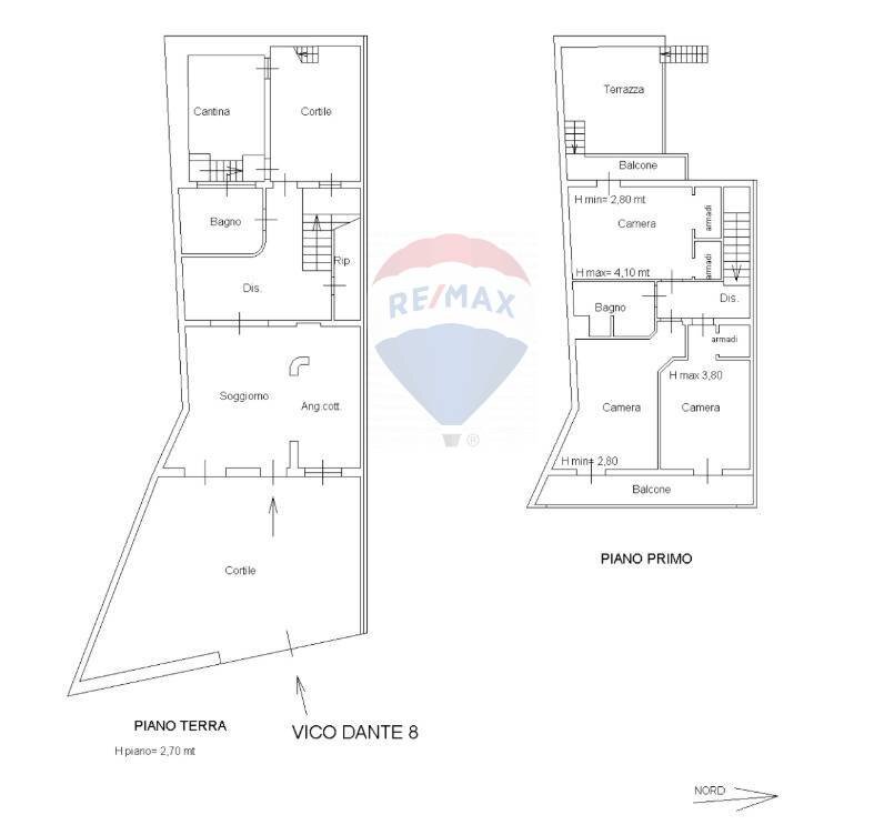 Pianta 2D - Casa indipendente Vico I Dante Alighieri
 
8, Villasalto - planimetria 1