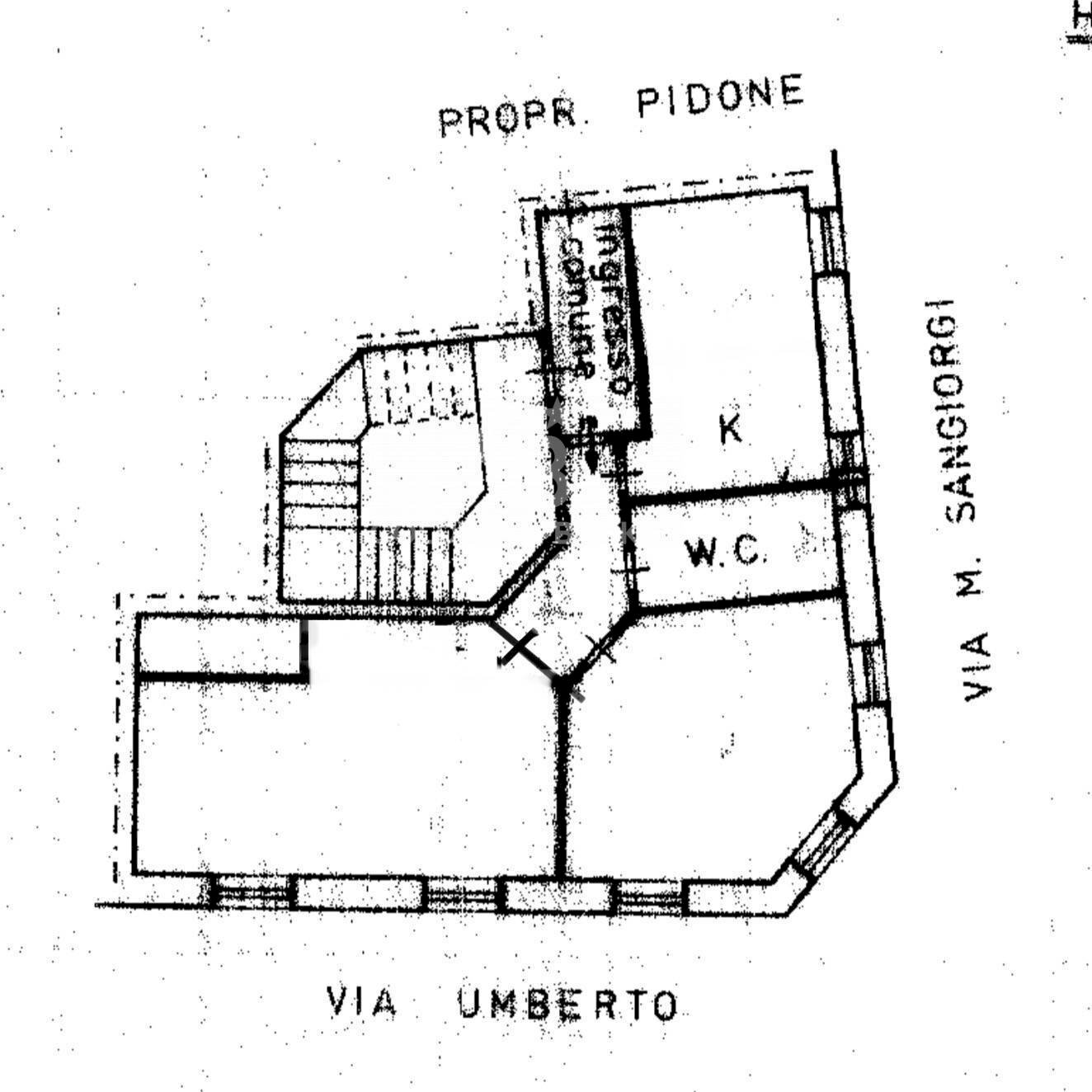 Foto 17 - Trilocale Via Umberto
 
285, Catania - planimetria 1
