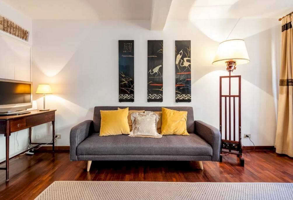 Salone - Two-room apartment via dell'Oca, 45, Roma (neighborhood Centro Storico) - photo 2