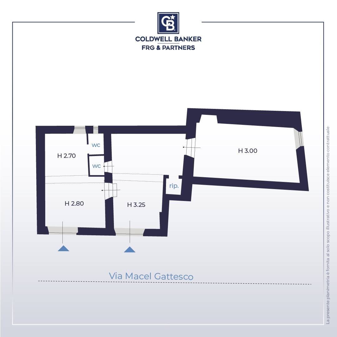 Foto 16 - Locale Commerciale Via Macel Gattesco, Viterbo - planimetria 1