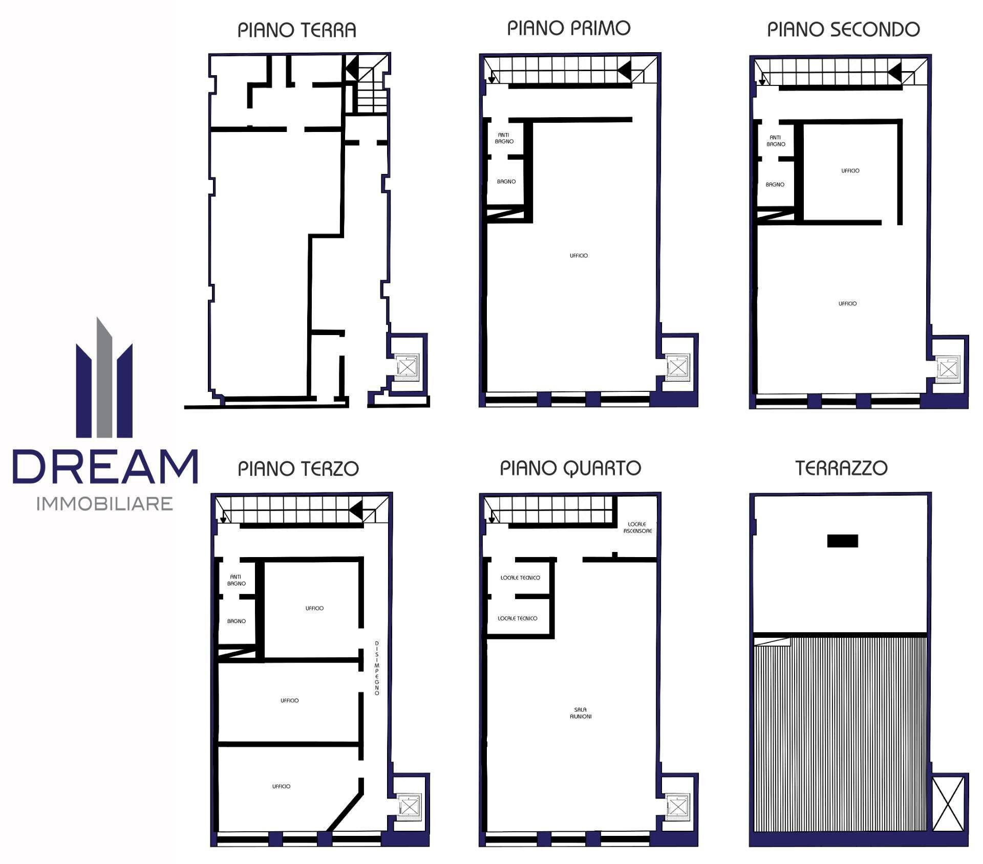 Foto 15 - Ufficio via Baylle, Cagliari - planimetria 1