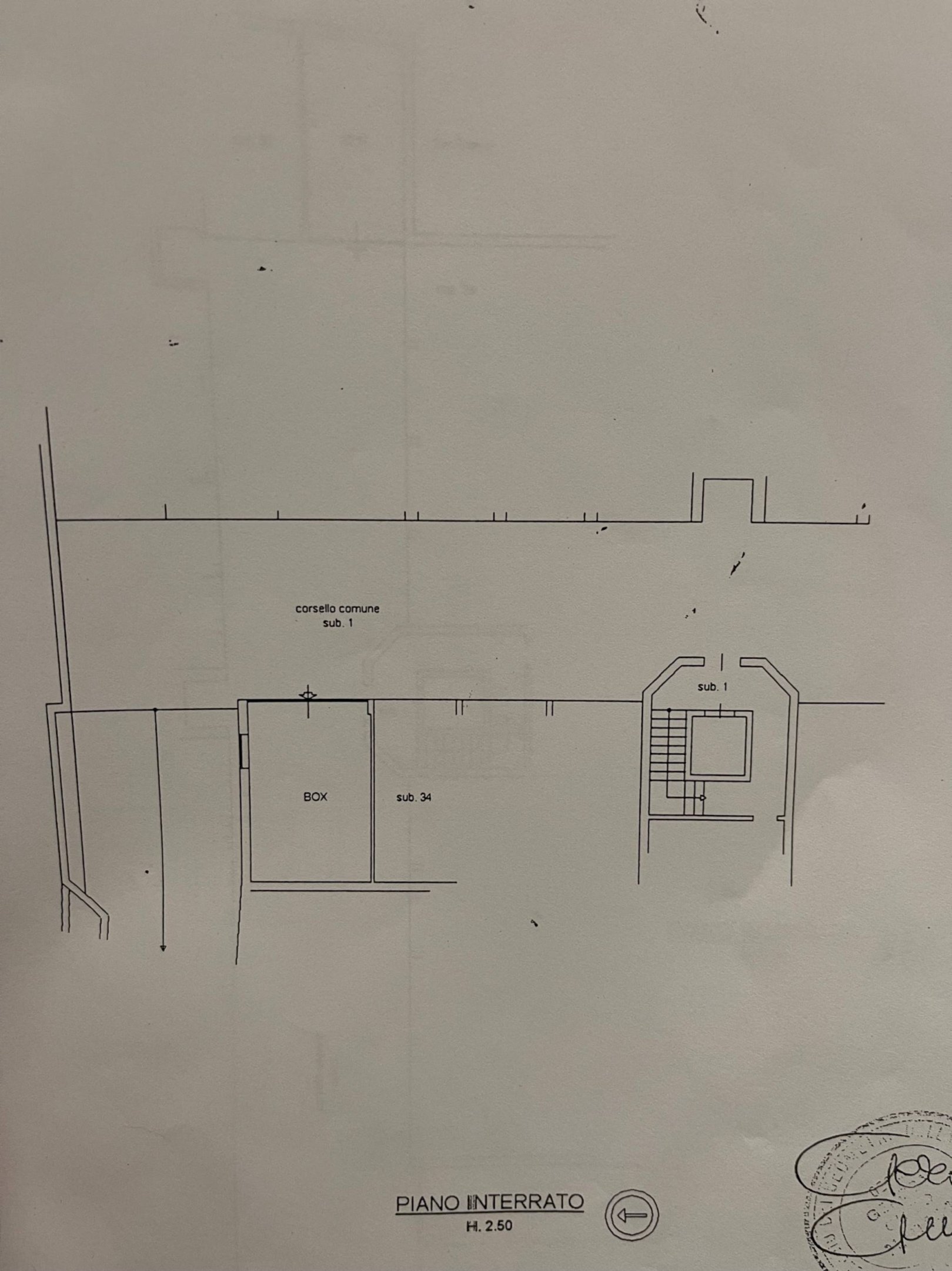 Box via A. De Azzi Lanfranconi, 21, Bernareggio - planimetria 1