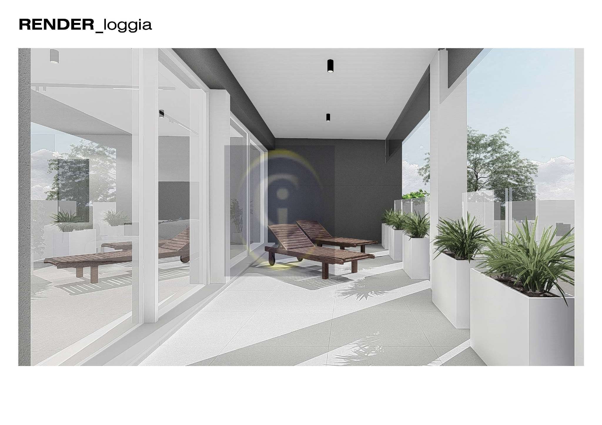 RENDER LOGGIA - Quadrilocale Brescia - foto 1