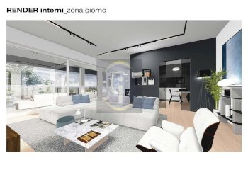 RENDER  -ZONA GIORNO ( CON CUCINA SEPARATA) - Quadrilocale Brescia - foto 6