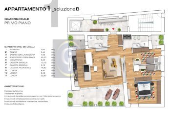 APPARTAMENTO 1° PIANO - SOLUZIONE B - Quadrilocale Brescia - foto 12