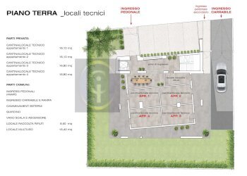 PIANTA PIANO TERRA - Quadrilocale Brescia - foto 14