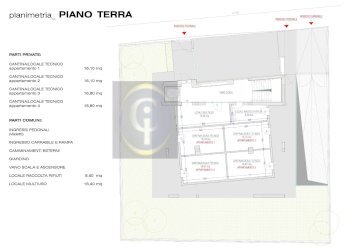 PLANIMETRIA PIANO TERRA - Quadrilocale Brescia - foto 15