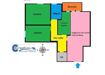 Planimetria - Quadrilocale San Lazzaro di Savena - foto 44