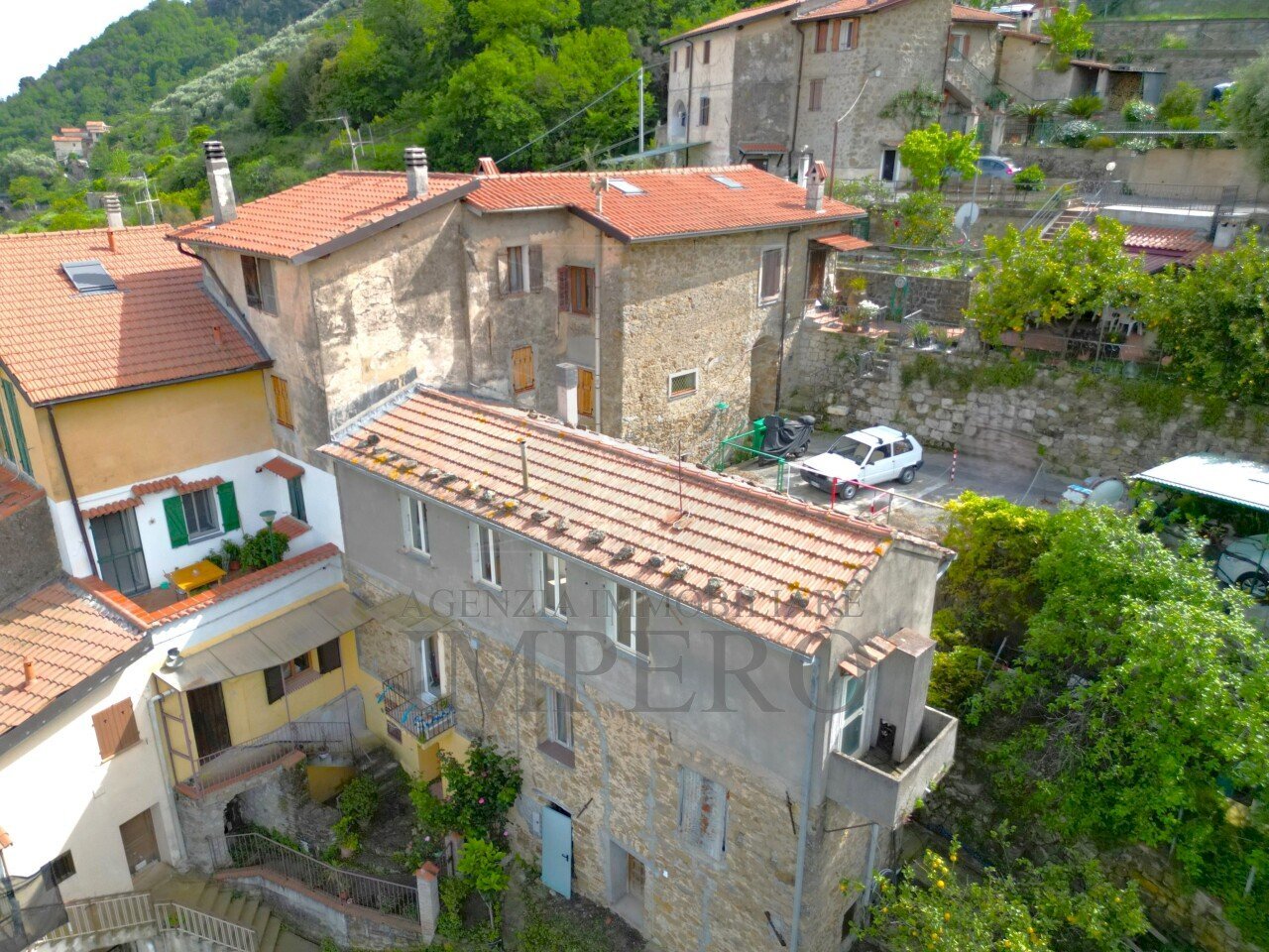 drone - Porzione di casa Via L. Alborno 101B, Ventimiglia - foto 1