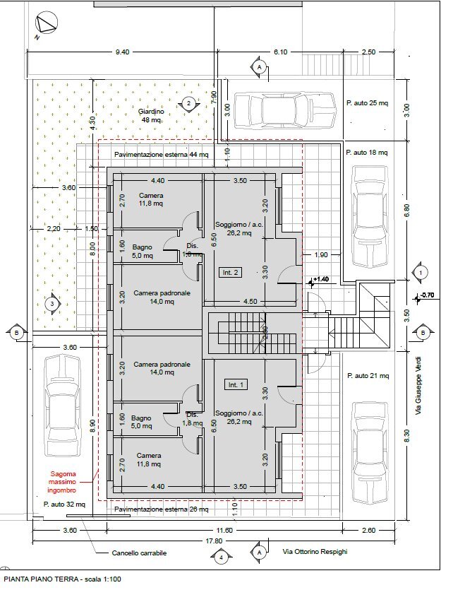 PIANO TERRA.png - Three-room apartment Via Giuseppe Verdi, Guidonia Montecelio - photo 3
