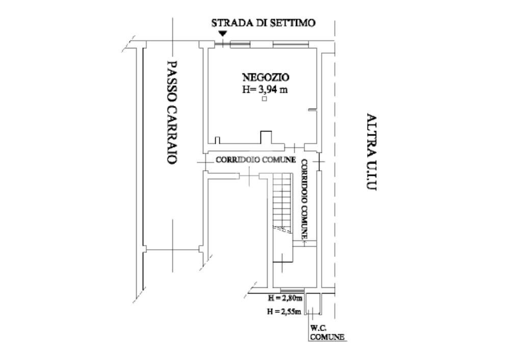 One-room apartment Strada Settimo, Torino - floor plans 1