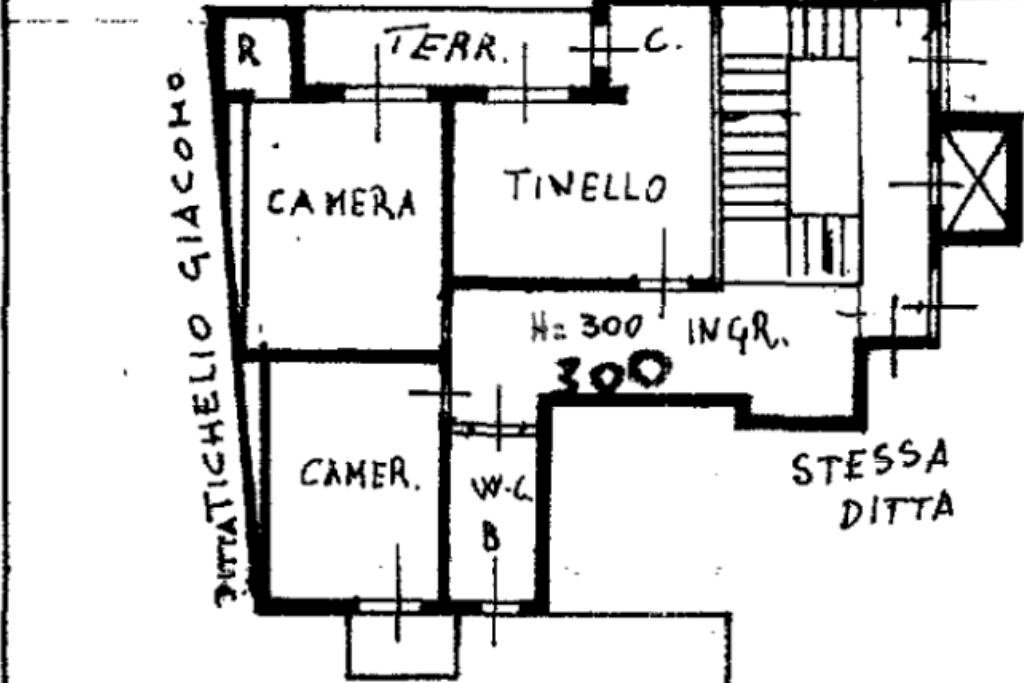 Three-room apartment Via Torino, Airasca - floor plans 1