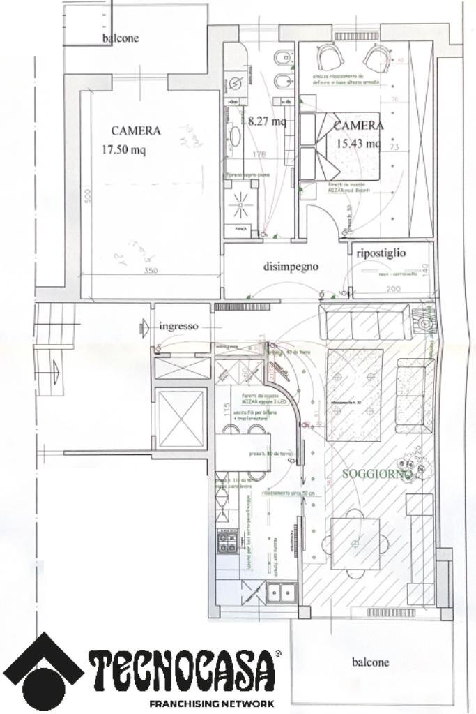 Appartamento Via Torino, Castiglione Torinese - planimetria 1