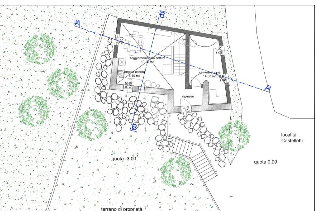 Rustico Località Manie, Finale Ligure - planimetria 1