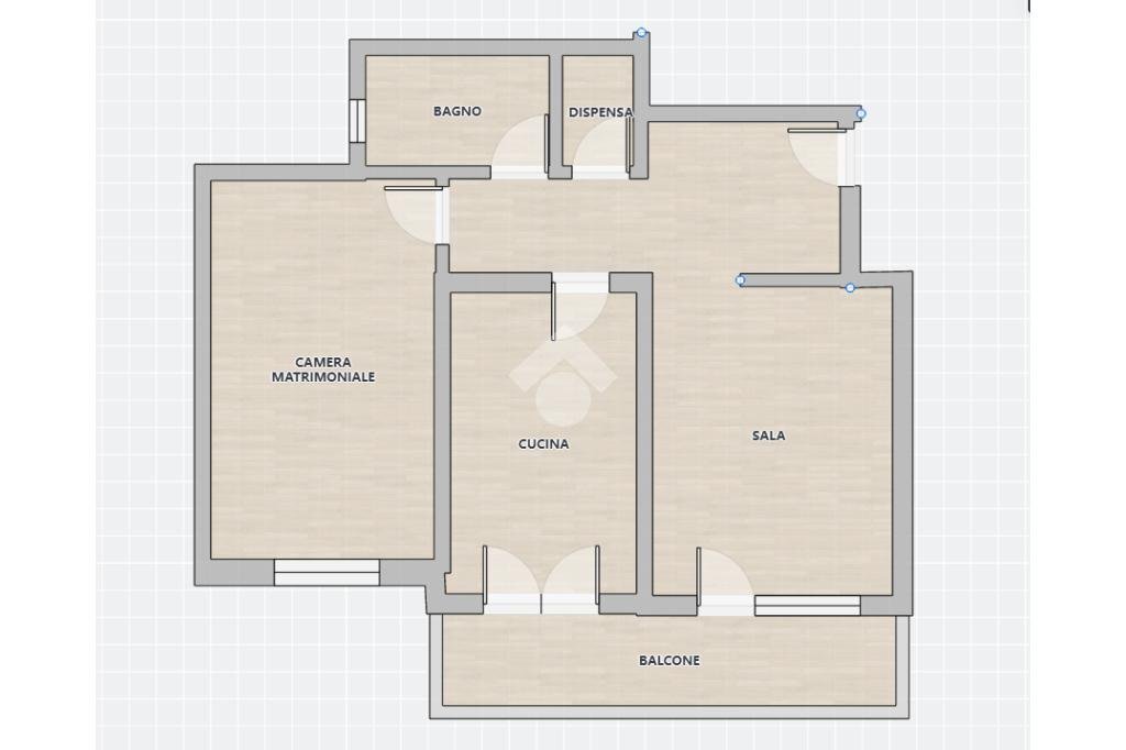 Trilocale Via Giovanni Opisso, Genova (zona Pegli) - planimetria 1