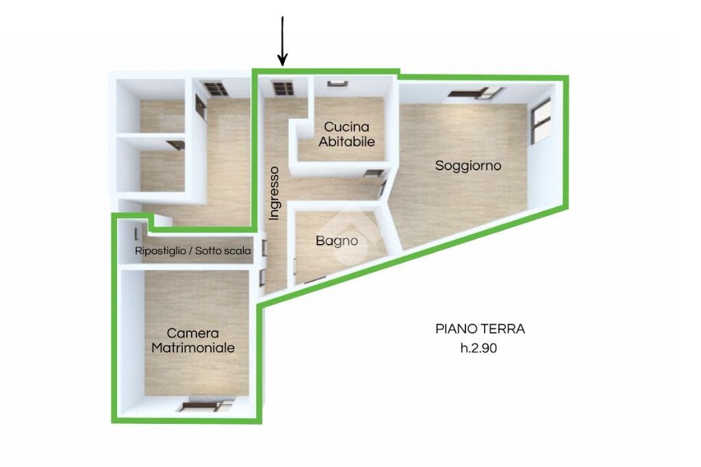 Villa Trifamiliare Via sant'ambrogio, Villar Dora - planimetria 1