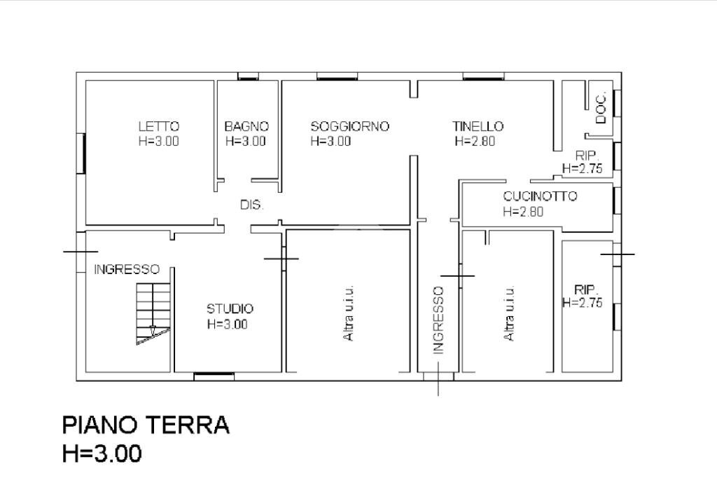 Casa indipendente Via Fratelli Cairoli, Carpi - planimetria 1
