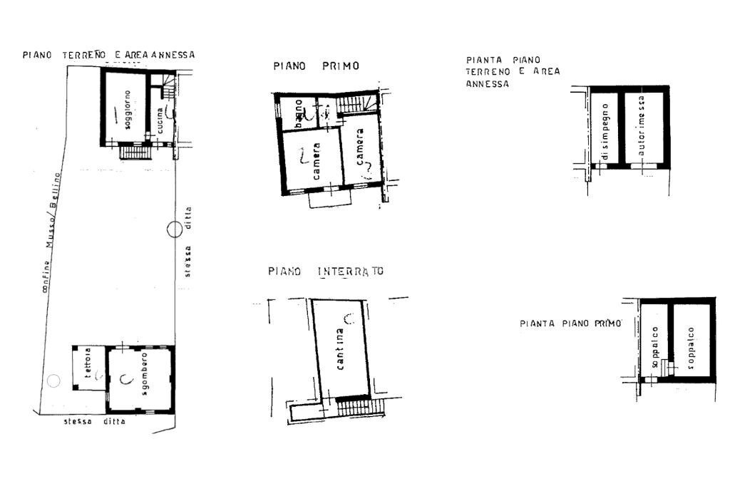 Semi-detached house Via mario graffi, Arignano - floor plans 1
