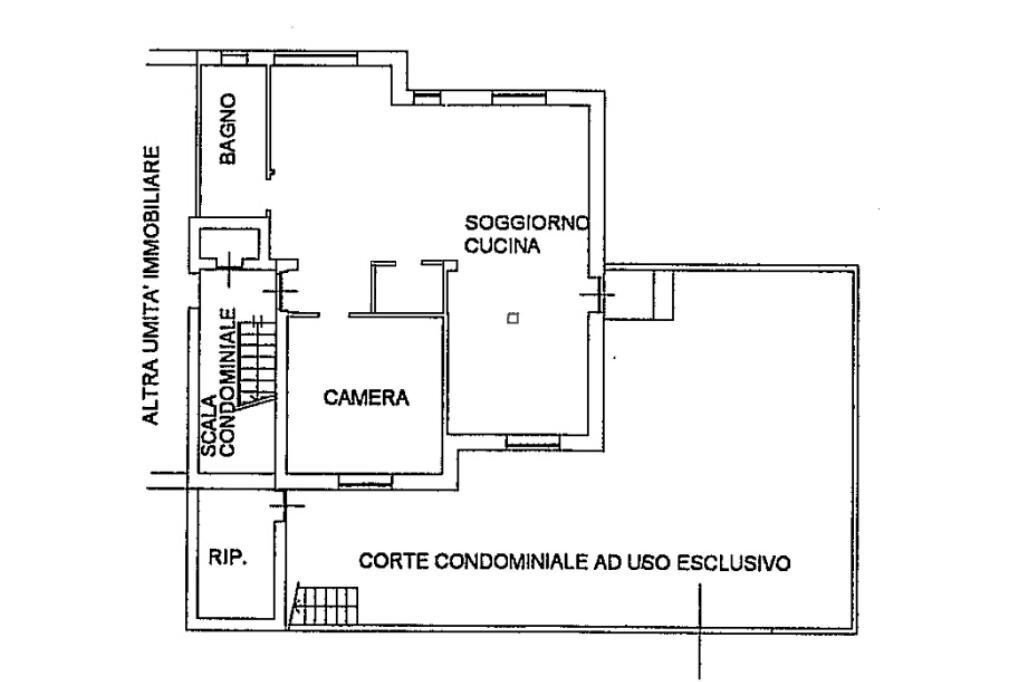 Two-room apartment Via Pessione, Riva Presso Chieri - floor plans 1