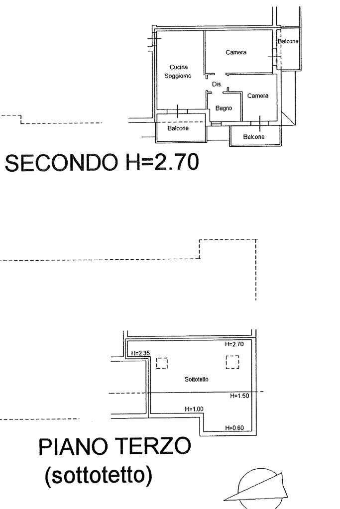 Trilocale Via sordina, Fusignano - planimetria 1