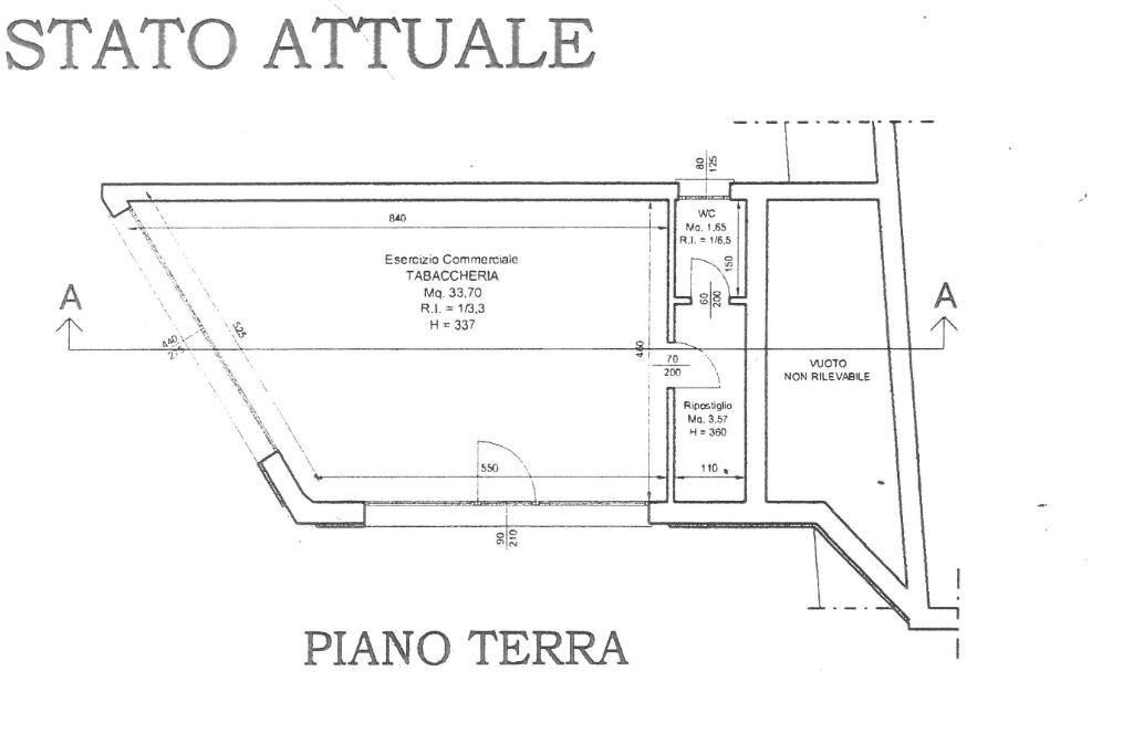 Shop Via Rotonda 1 Maggio, Cervia - floor plans 1