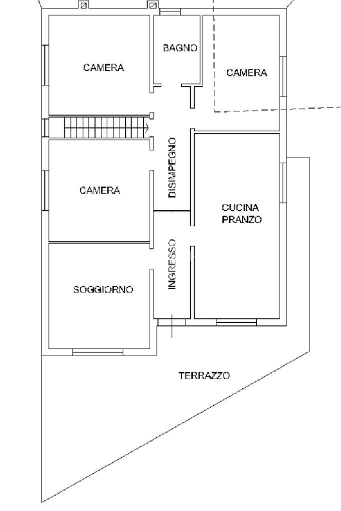 Casa indipendente Via Rigossa sinistra, Gatteo - planimetria 1
