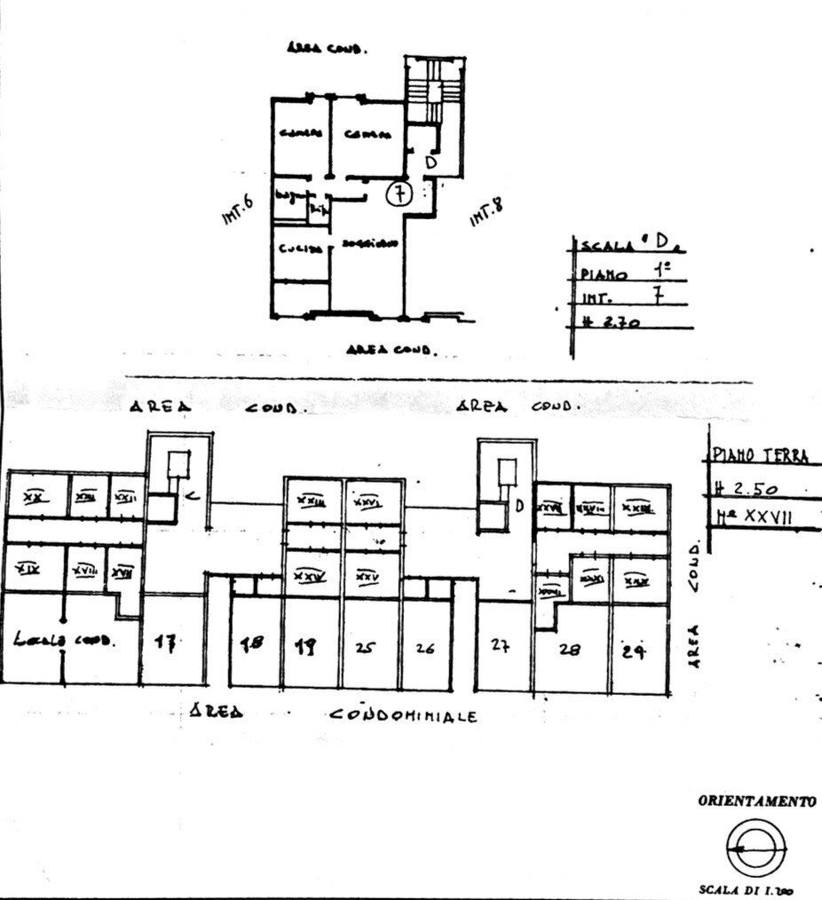 Trilocale Via Cavalieri di Vittorio Veneto, 1, Saluzzo - planimetria 1