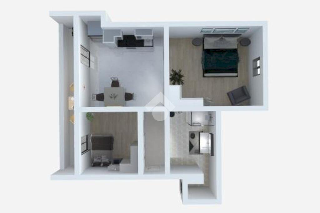 Trilocale Via Buronzo, Torino (zona Campidoglio) - planimetria 1