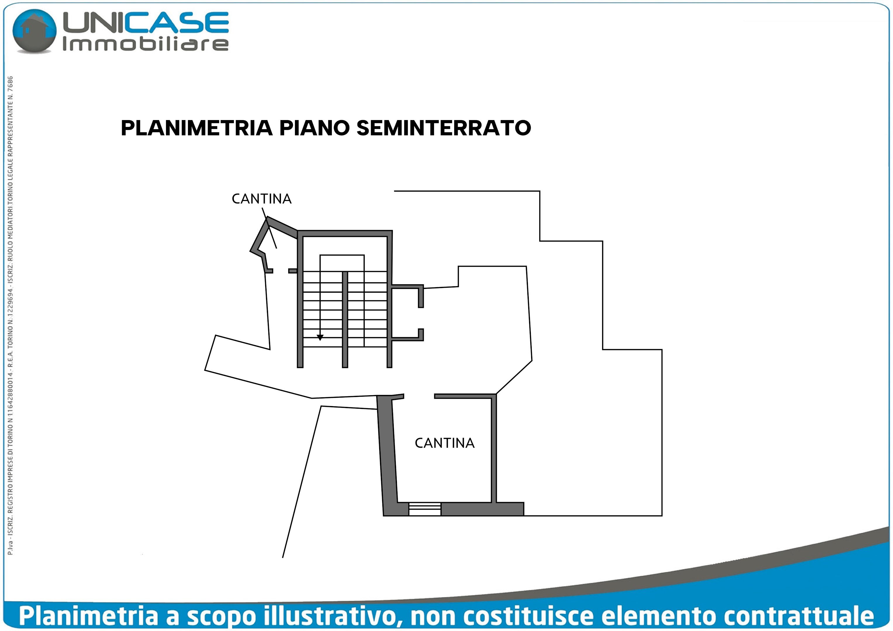 Trilocale Via Beckwith, 42, Luserna San Giovanni - planimetria 1