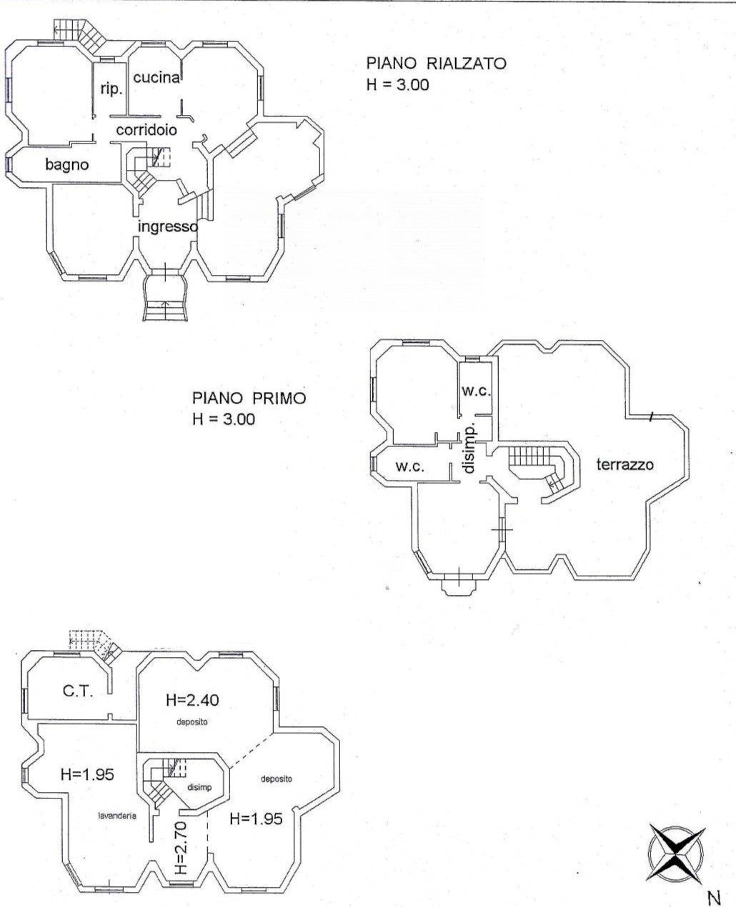 Foto 29 - Villa Via Carlo Giancaspro
 
8, Bari - planimetria 1