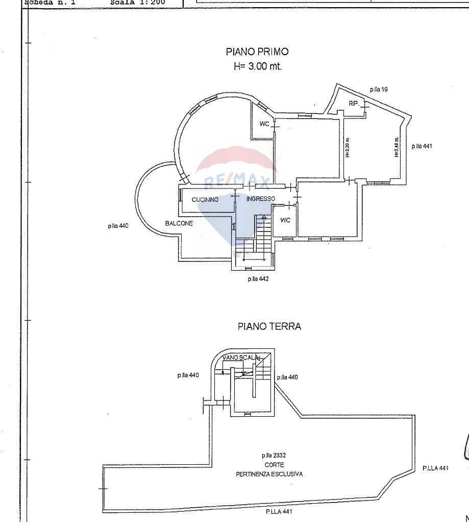 Pianta 2D - Semi-detached house Via X Marzo
 
69, Modugno - floor plans 1