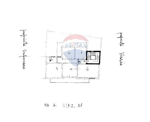 Pianta 2D - Quadrilocale Via Armando Diaz
 
21, Bari - planimetria 1