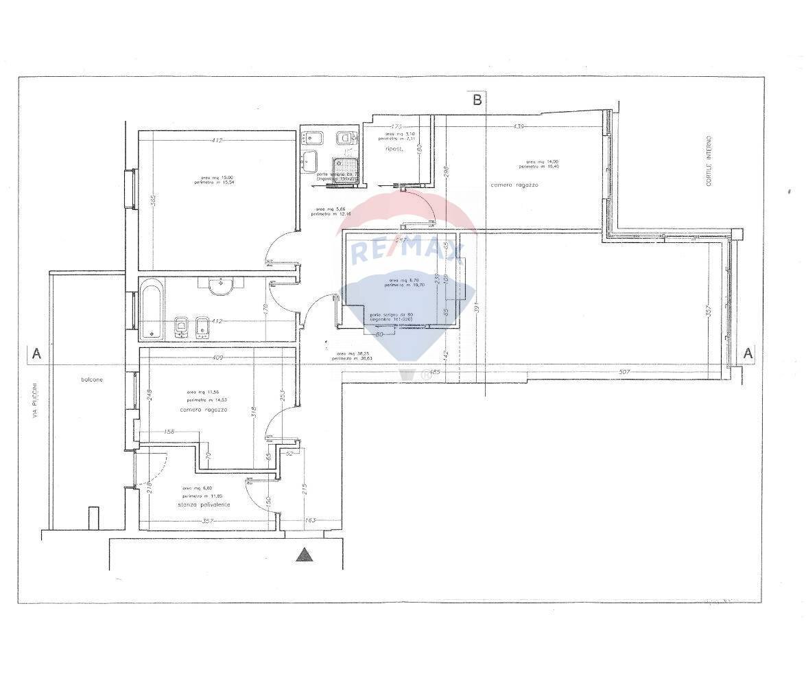 Pianta 2D - Appartamento Via Giacomo Puccini
 
1, Bari - planimetria 1