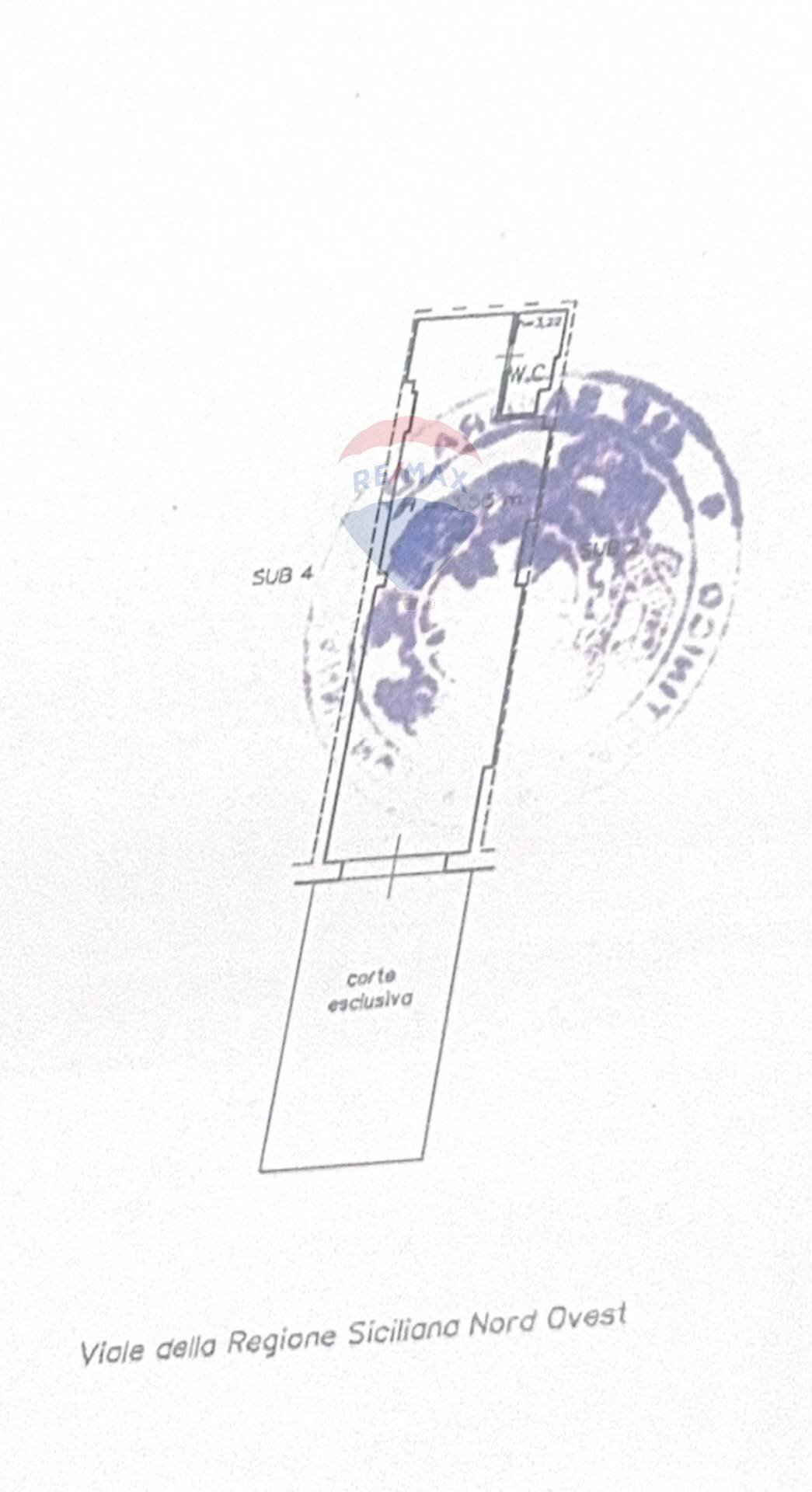 Pianta 2D - Locale Commerciale Viale Regione Siciliana Nord Ovest
 
2617, Palermo - planimetria 1