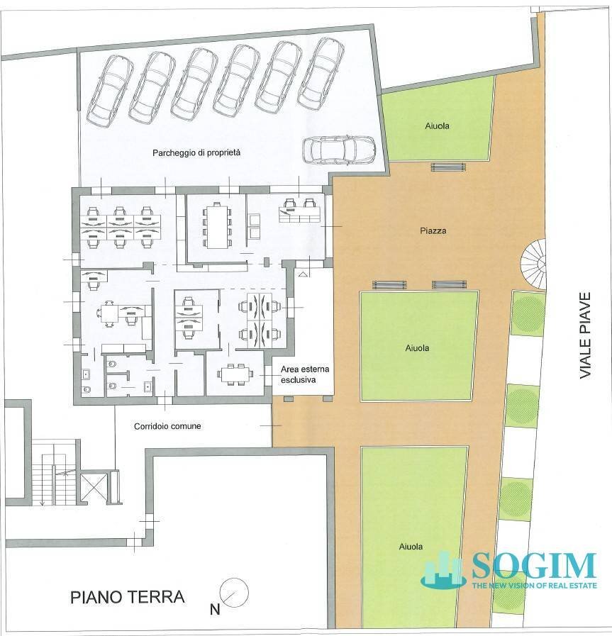 Foto 17 - Office via Piave
 
29, Mariano Comense - floor plans 1