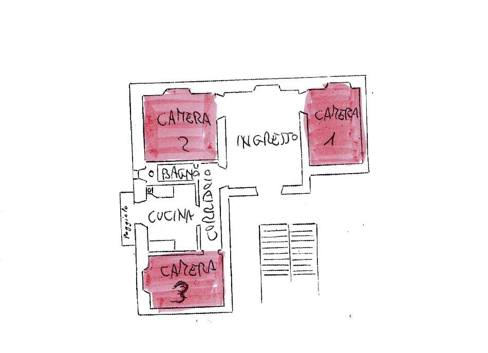 Non-buildable land via Giacomo Moresco, 14, Genova (neighborhood Marassi) - floor plans 1
