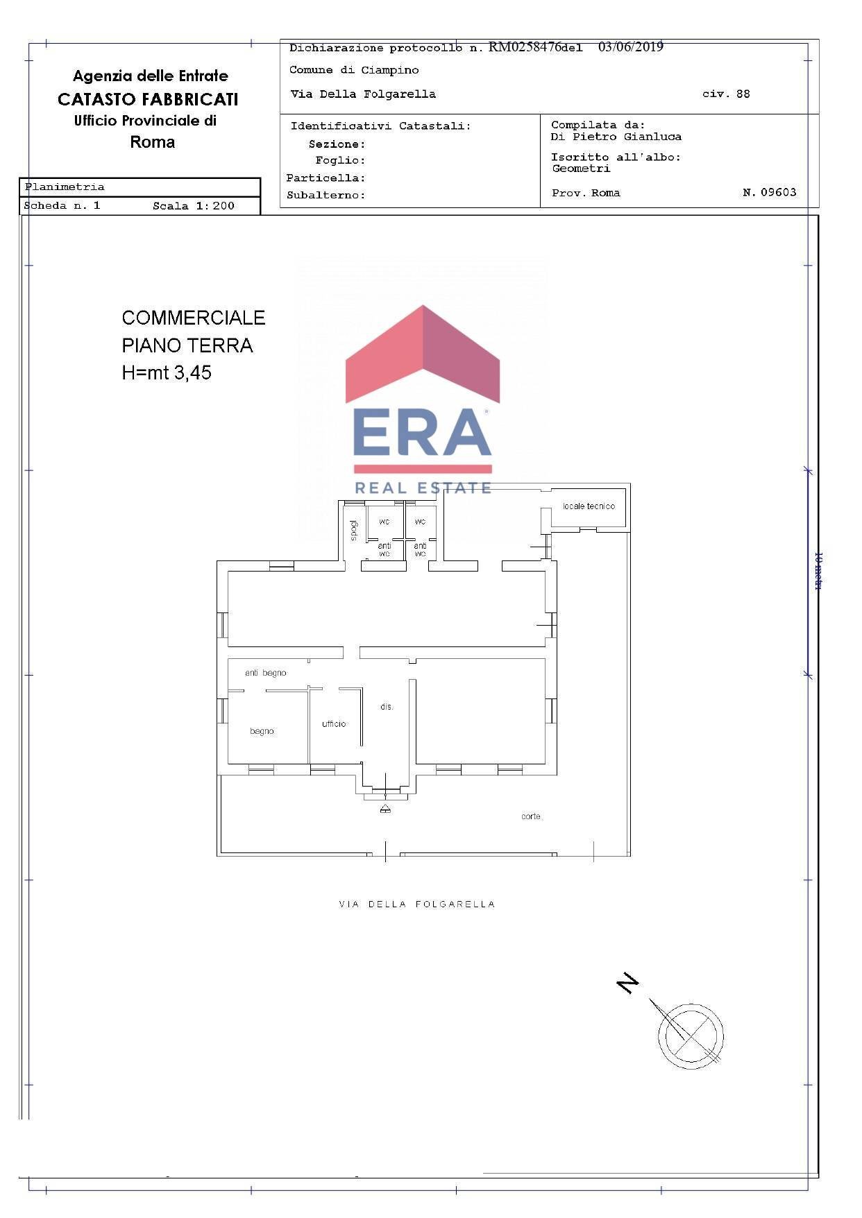 Foto 19 - Office via della Folgarella
 
88, Ciampino - floor plans 1