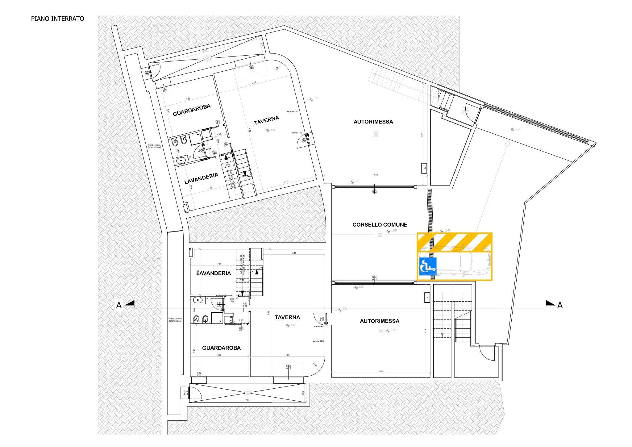 Villa via dell'Uccellino, Bologna (zona Colli) - planimetria 1