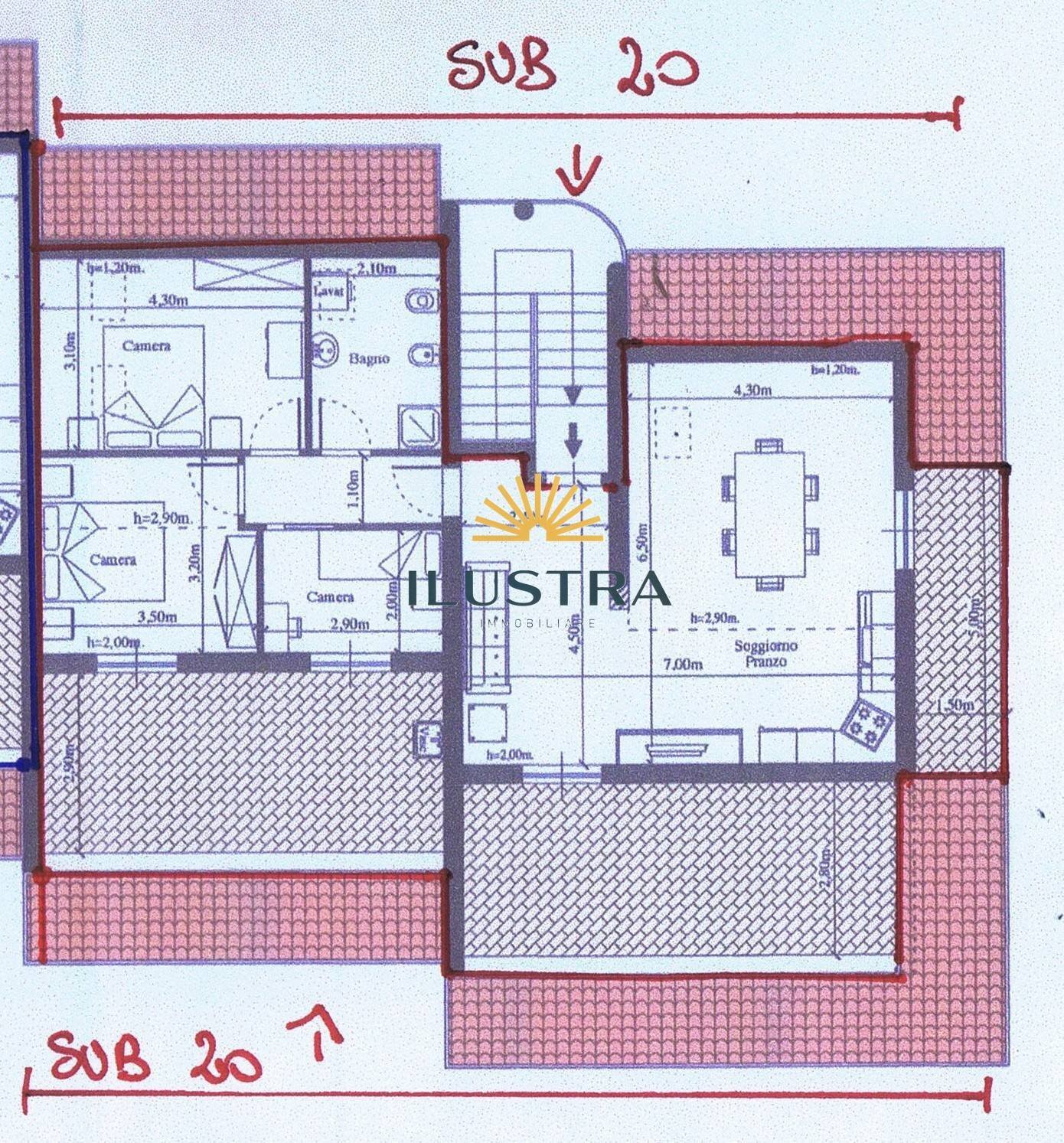 Foto 9 - Quadrilocale VIA SAN MARTINO
 
96, Colonnella - planimetria 1