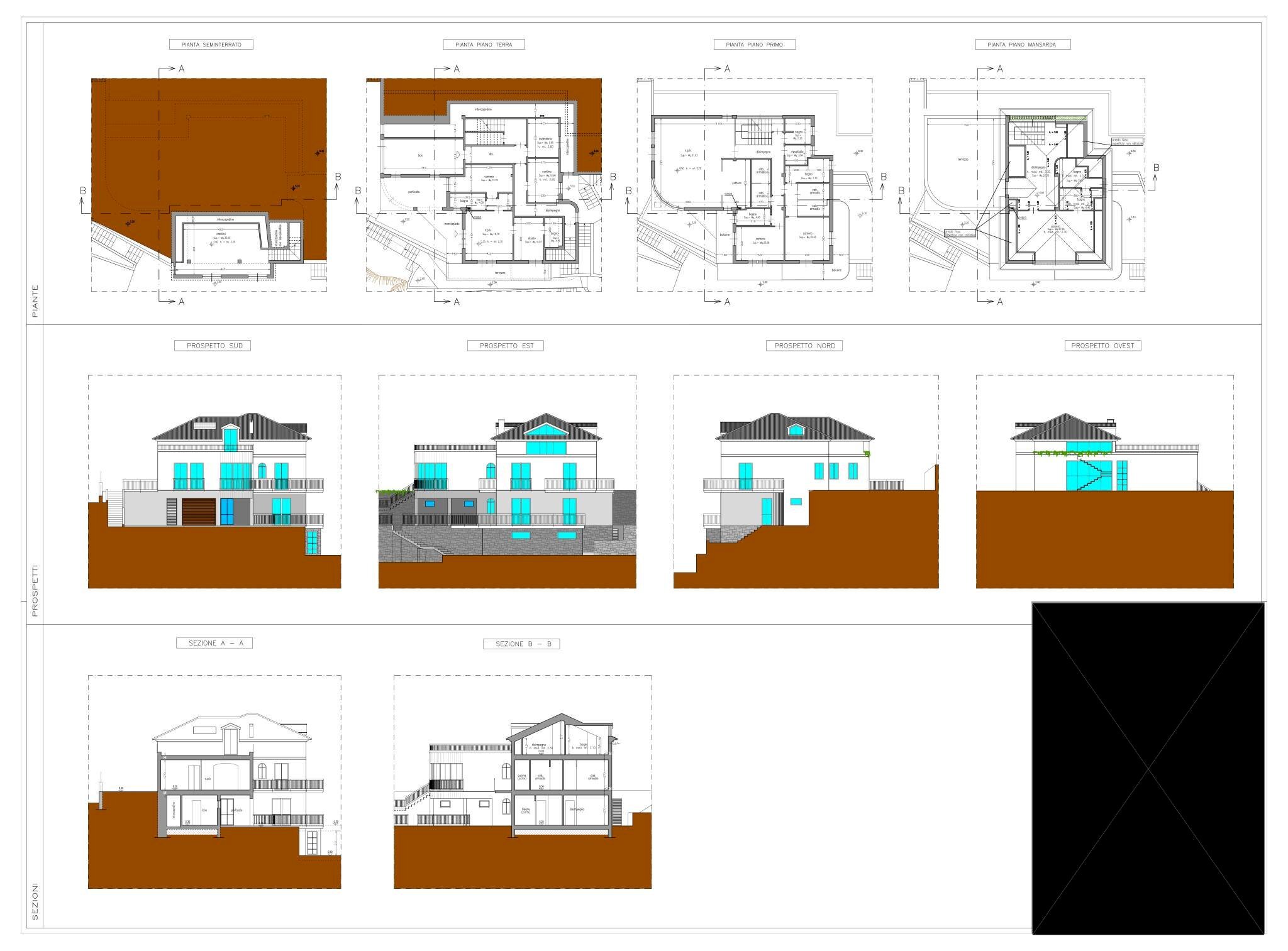 Villa Andora - planimetria 1