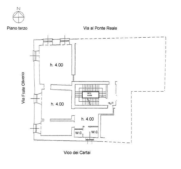 Ufficio via al Ponte Reale, 1, Genova (zona Centro Storico) - planimetria 1