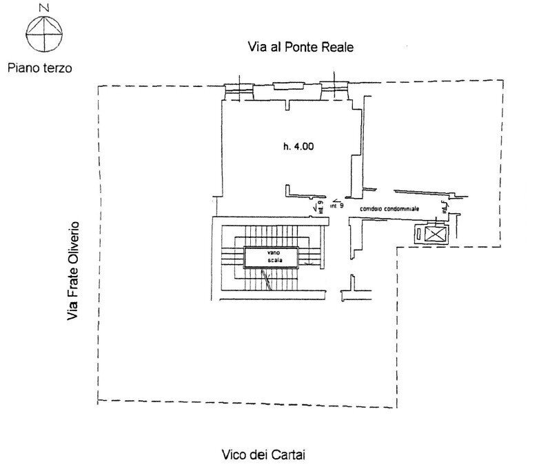 Office via al Ponte Reale, 1, Genova (neighborhood Centro Storico) - floor plans 1