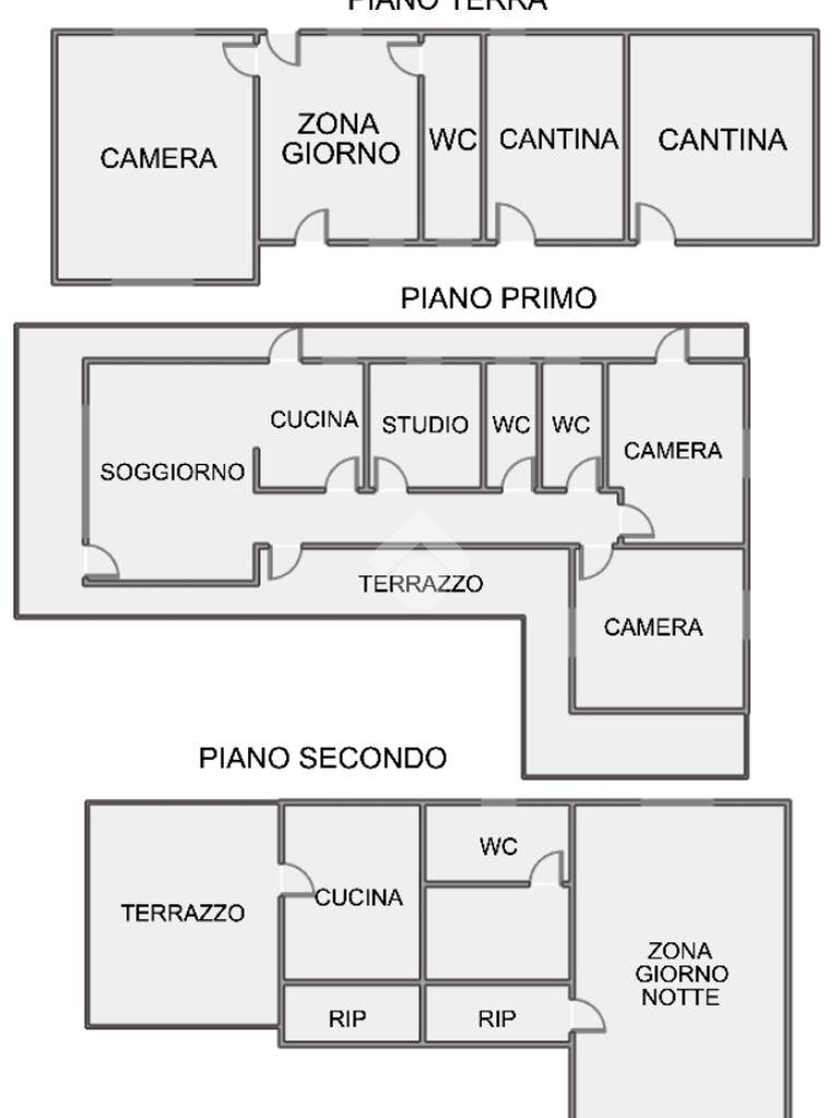 Villa Via Pecorile, Celle Ligure - planimetria 1